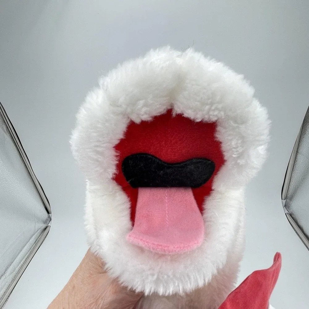 Vtg Ralf the Barking Dog 1992 Toy Biz Hanging Hugging Puppet Plush Red Bandana